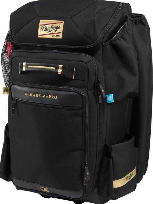 Rawlings Rawlings Gold Collection Wheeled Baseball Equipment Bag 2