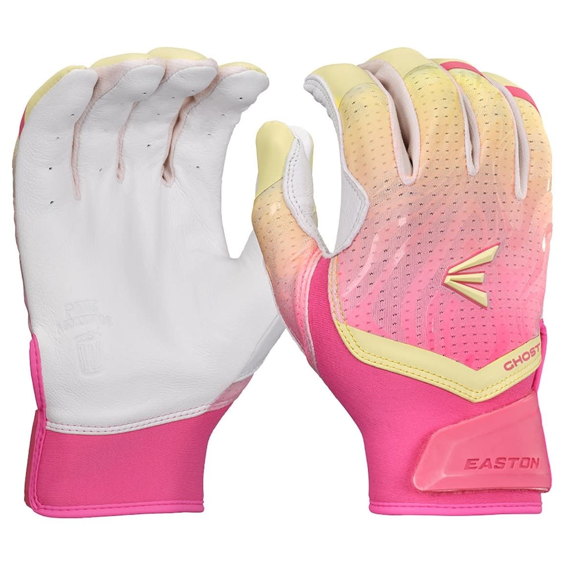 EASTON GHOST ETHOS WOMENS FASTPITCHBATTING GLOVES PINK LEMONADE