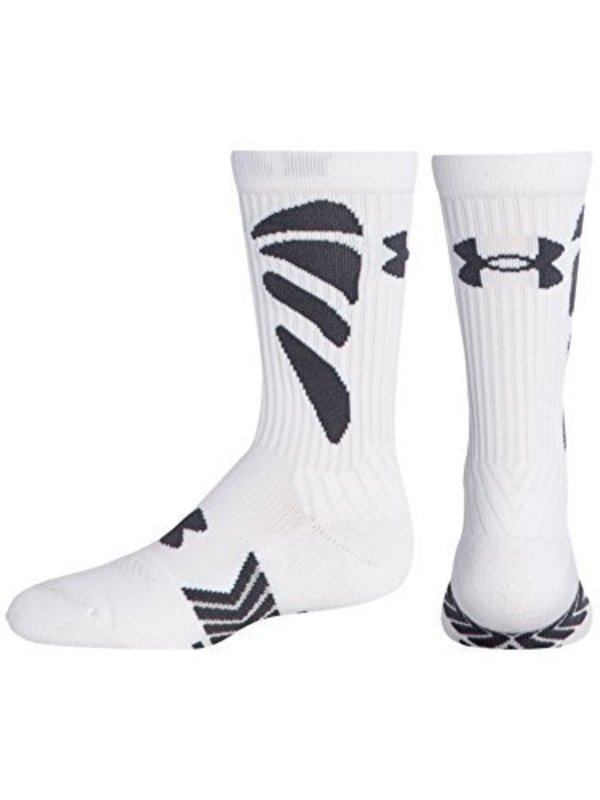 Under Armour nder ArmoUur Army Of 11 Football Crew Socks Mens White Large