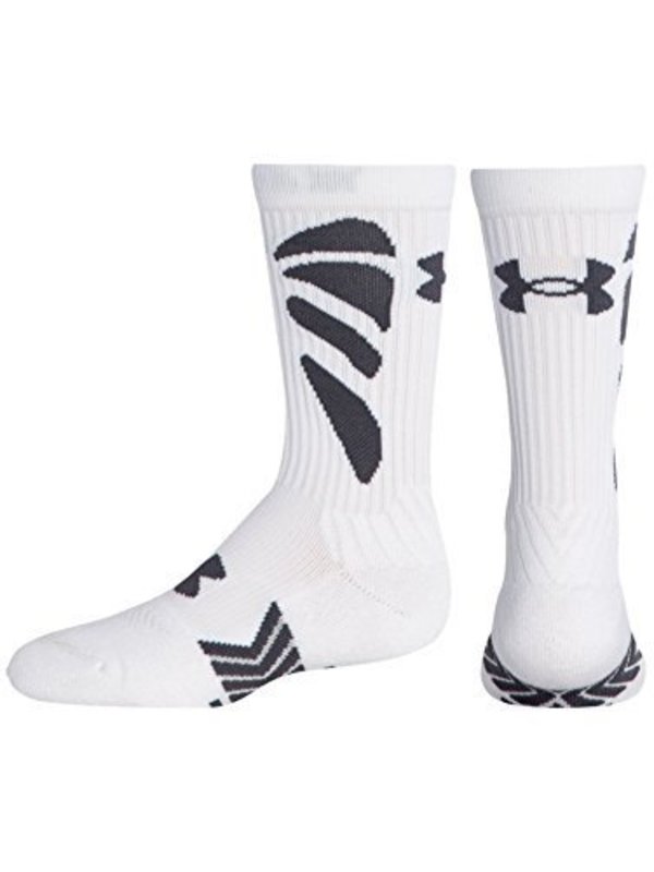 Under Armour Under Armour Army Of 11 Football Crew Socks Mens White Large