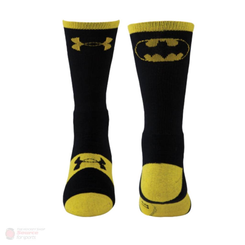 Under Armour Performance SuperHero Crew Socks Batman Large