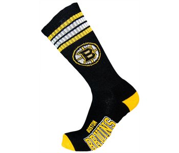 NHL Boston Bruins Socks with Stripes Mens