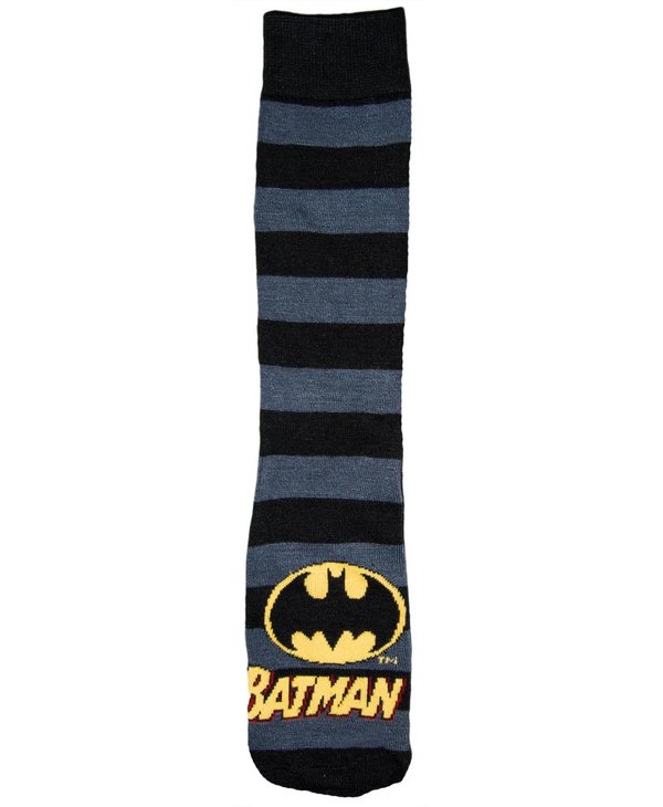 Mens Batman Stripes & Logo Crew Socks