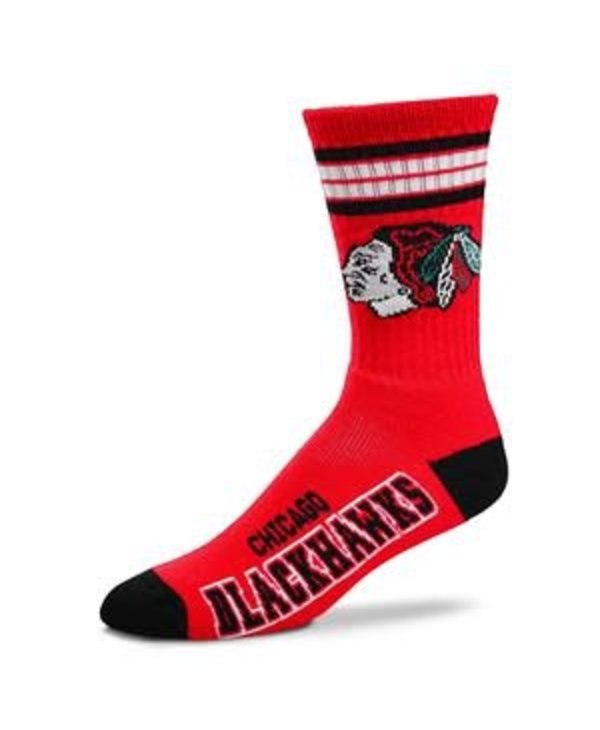NHL Chicago Blackhawks Socks with Stripes Mens
