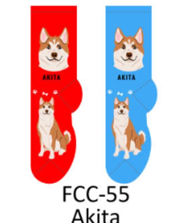 Akita Dog Socks Women