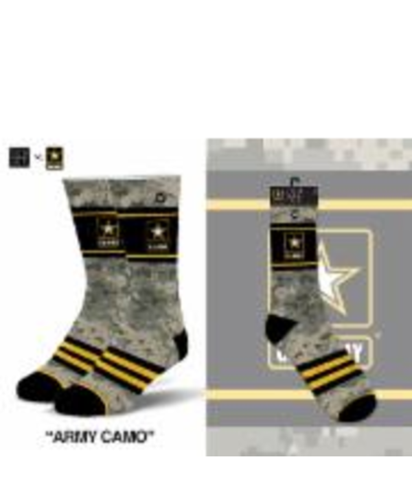ODD SOX Army Woodland Camo Mens Socks