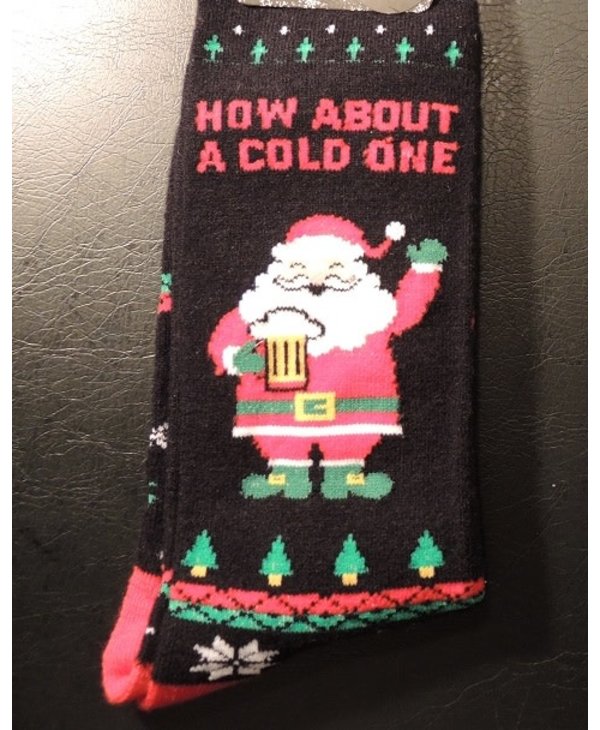 Mens Santa Beer HoHoHo Socks