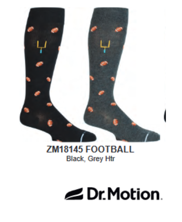Mens Dr. Motion Compression Socks Football