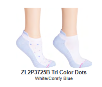 Dr Motion  Compression Ankle Socks 2Pack  Dots Medium