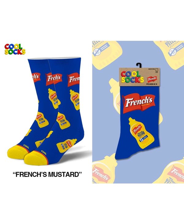 French's Mustard Crew Socks Large