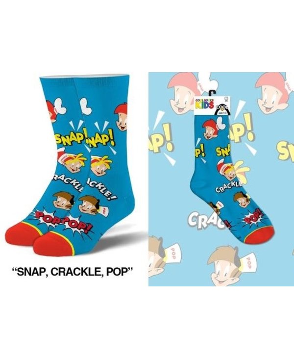 Snap Crackle Pop Crew Socks Medium