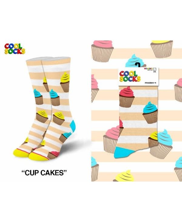 Cupcakes Crew Socks Medium