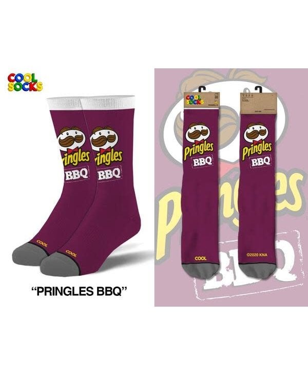 Pringles BBQ Crew Socks Large