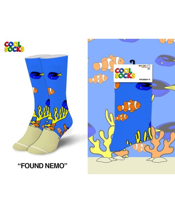 Found Nemo Crew Socks Medium