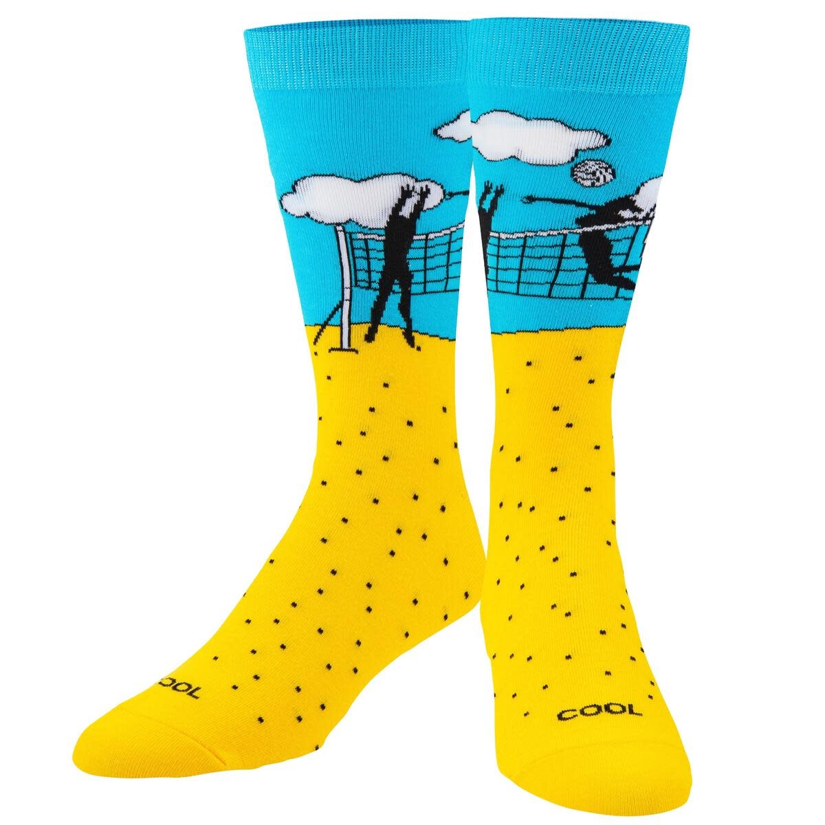 Cool Socks Beach Volleyball Crew Socks Large The Sox Market