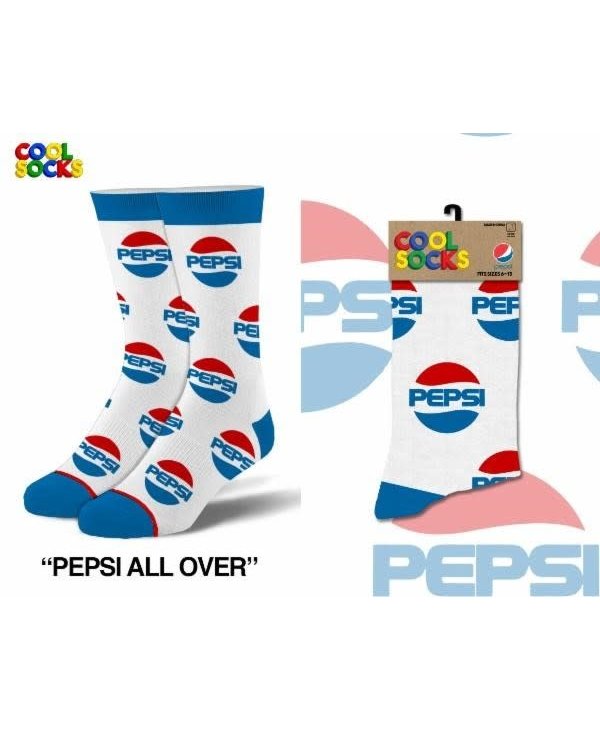 Pepsi All Over Crew Socks Large