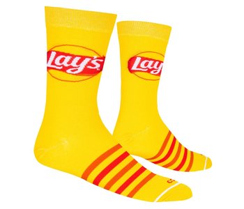Lays Stripes Crew Socks Large