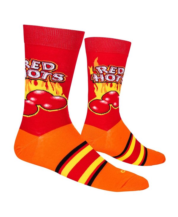 Red Hots Crew Socks Large