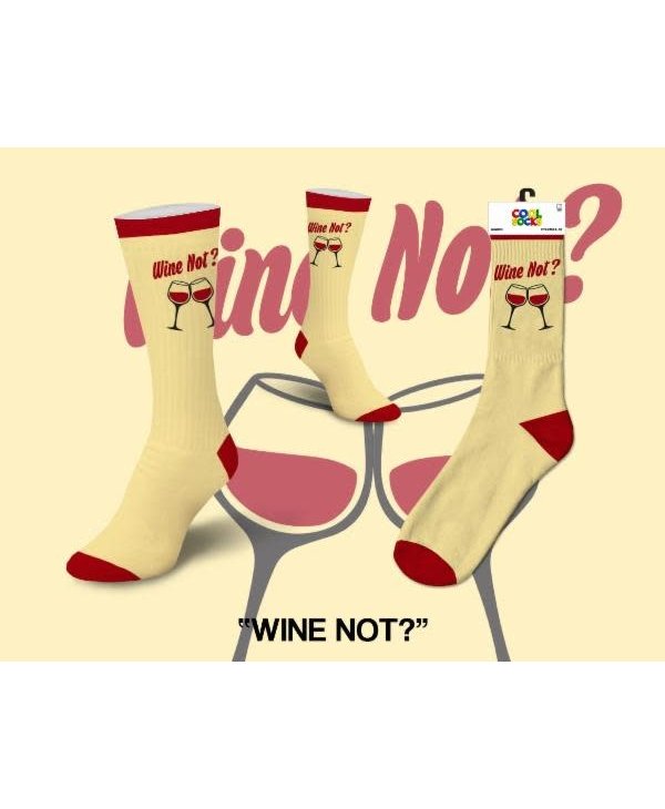 Wine Not? Crew Socks Medium