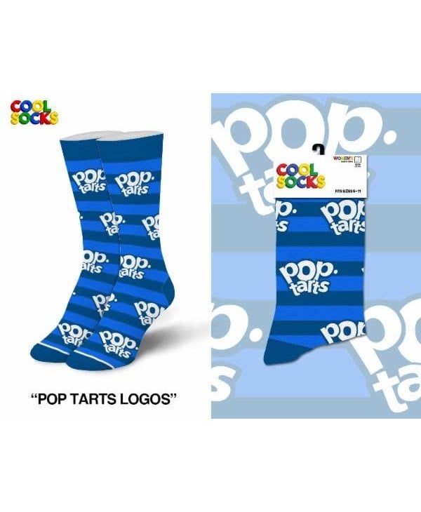 Pop Tarts Logo Crew Socks Medium