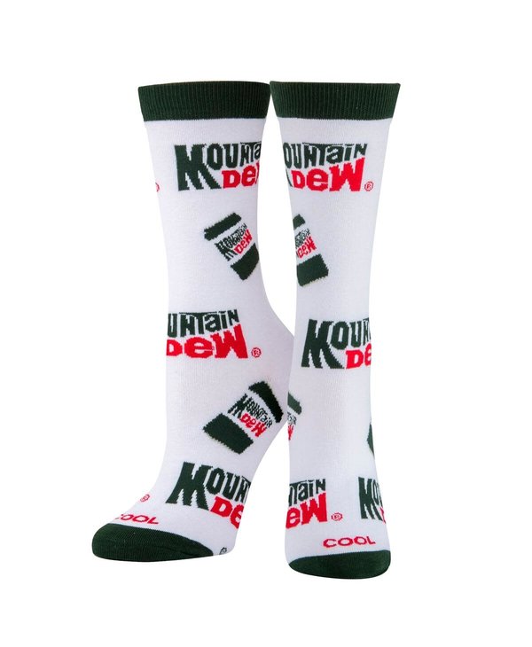 Mountain Dew Cans Crew Socks Medium