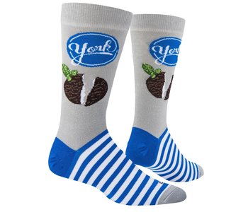 York Peppermint Patty Crew Socks Large