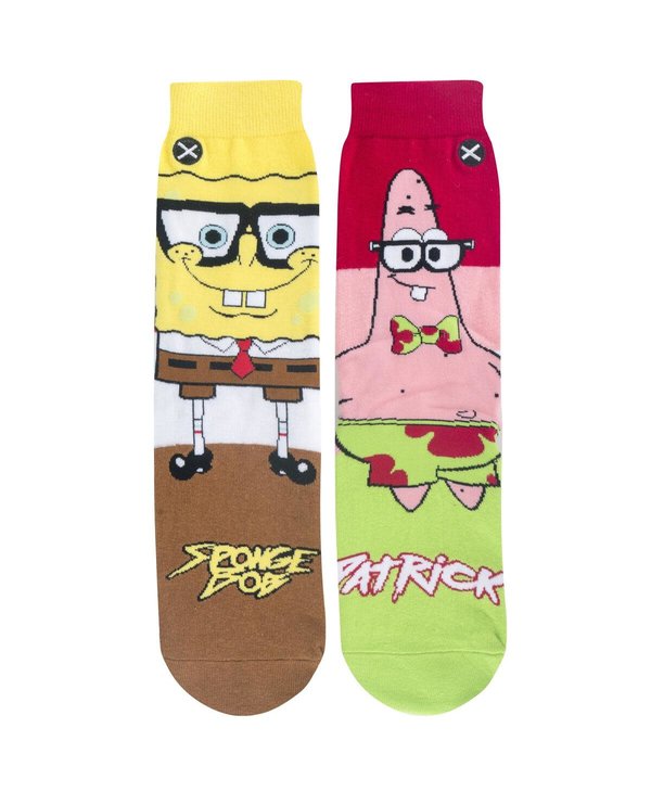 SpongeBob Nerd Pants Crew Socks Medium