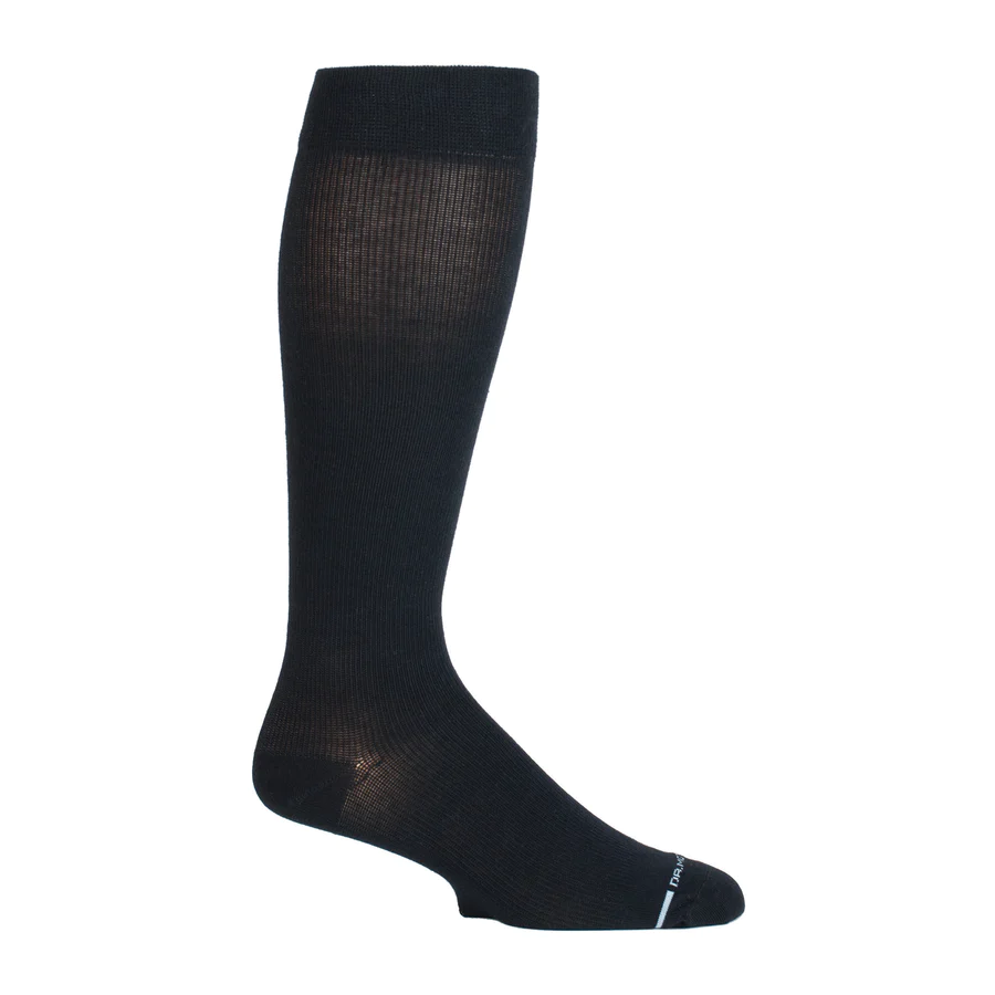 Dr. Motion Dr. Motion Compression Socks Over The Calf Solid Black Large