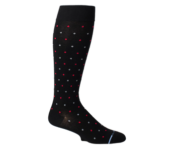 Dr. Motion Compression Socks Multi Dots Black Large