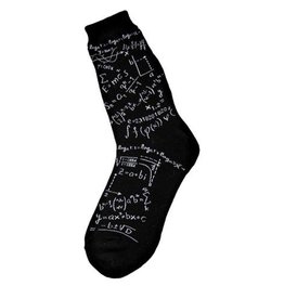 Foot Traffic Mens Math Genius Socks