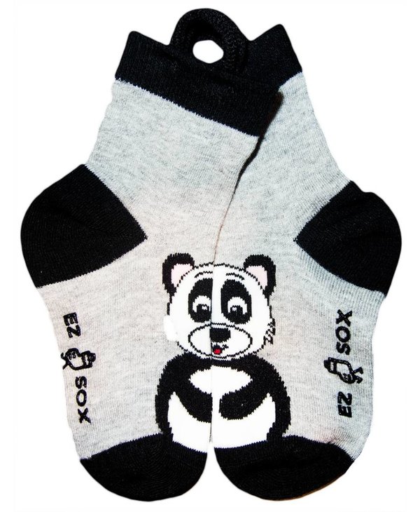 Kids EZ Sox 2 Pair Pack Panda & Tiger Socks