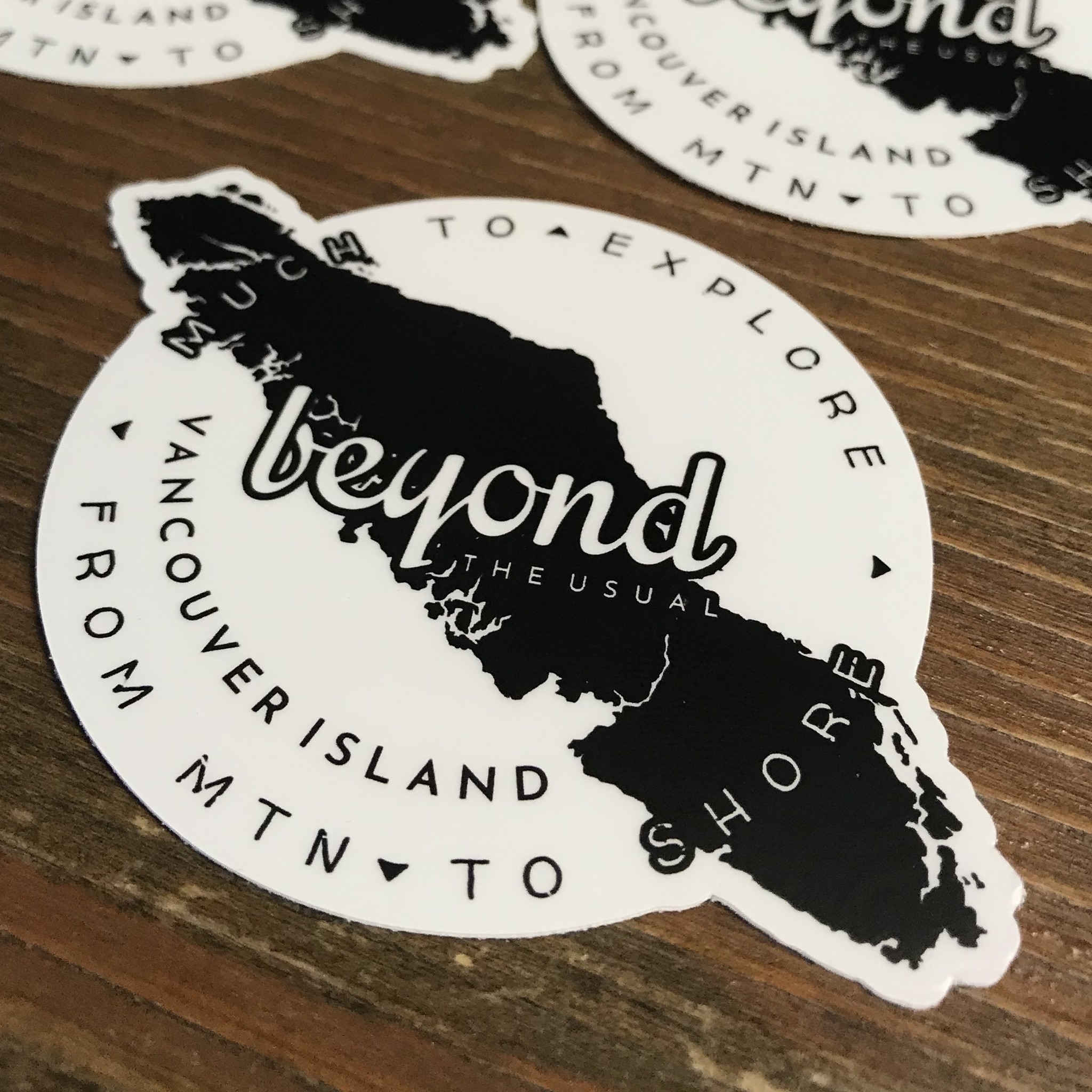 Beyond The Usual BTU Island Sticker  3"