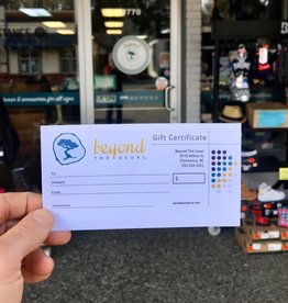 Beyond The Usual $25 Gift Certificate