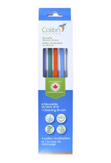 Colibri Canada Colibri Silicone Straw pack (4) + cleaner