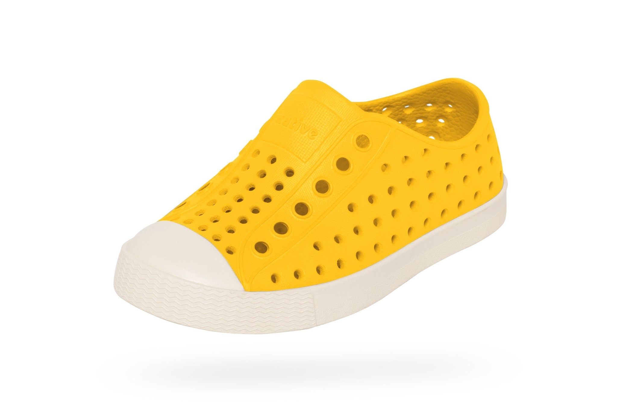 Native Shoes Native Shoes Jefferson Junior- Crayon Yellow/Shell White