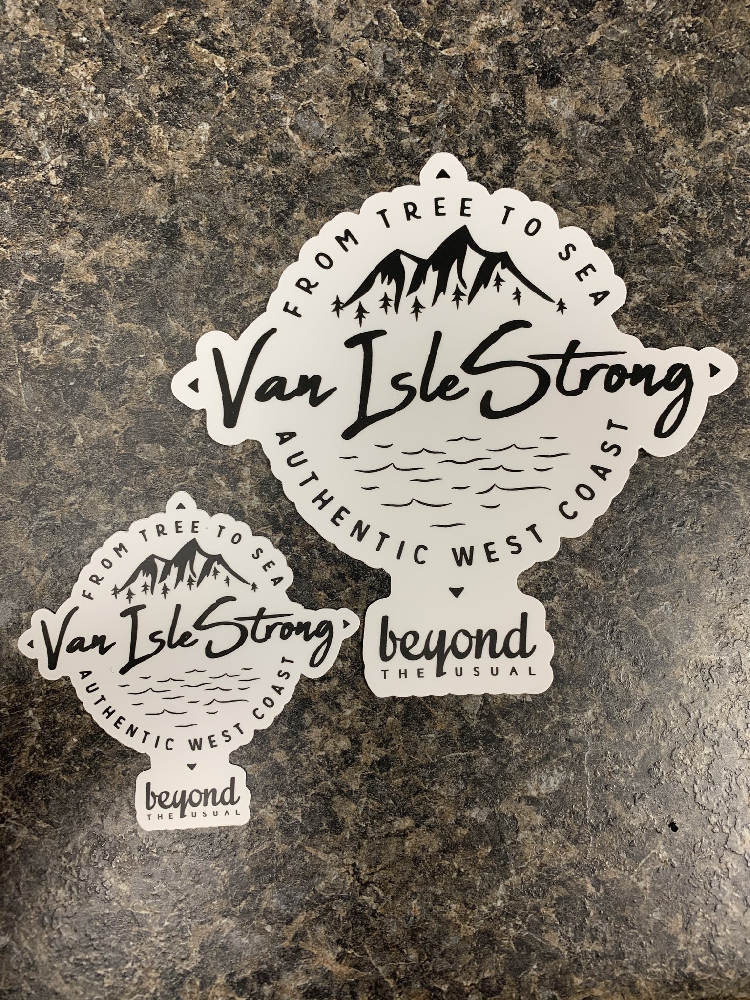 Beyond The Usual BTU Van Isle Strong Sticker 5"