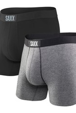 Saxx SAXX Vibe Boxer Brief 2-pack - Black/Grey