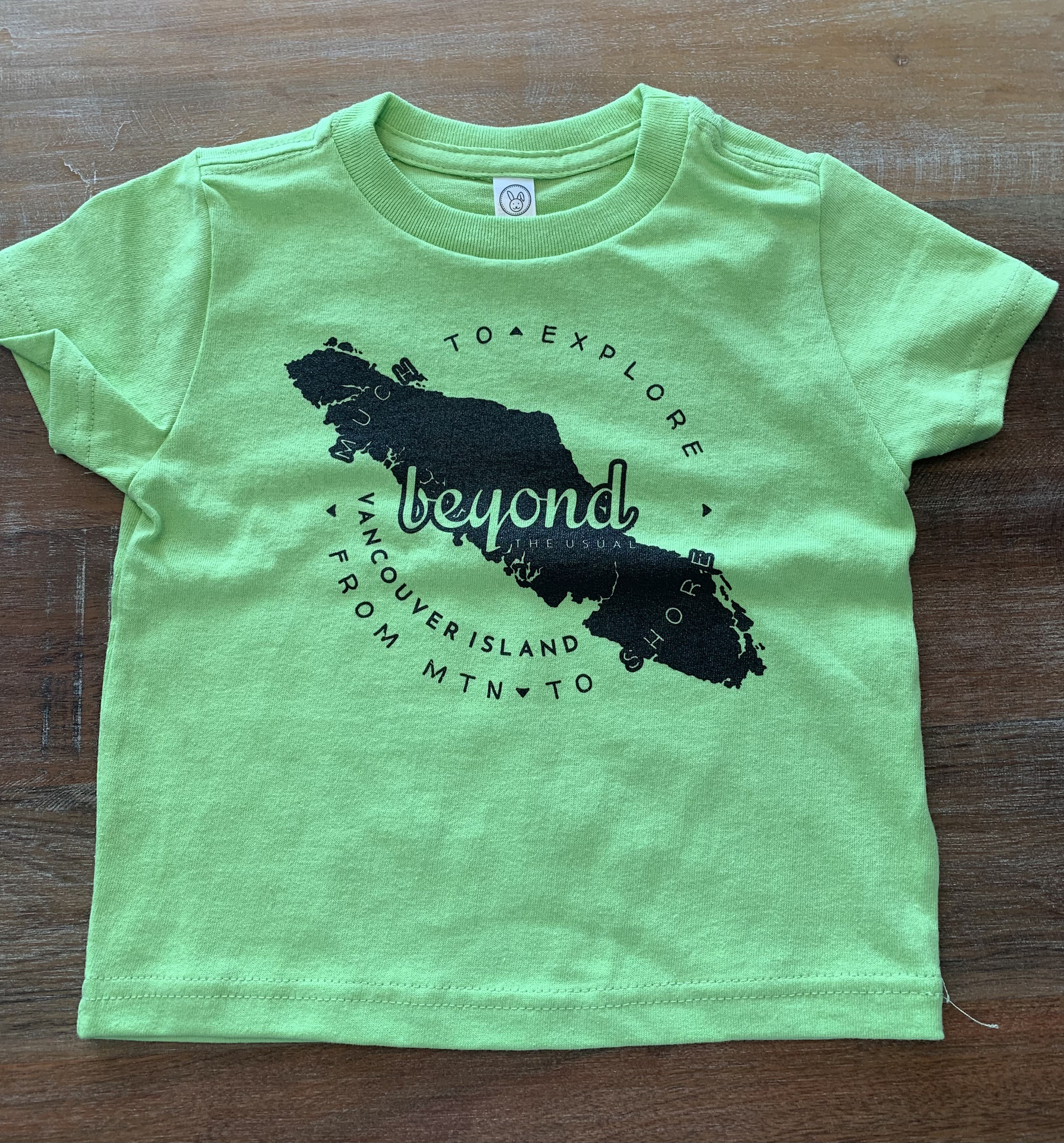 Beyond The Usual BTU VI Map Toddler Tee