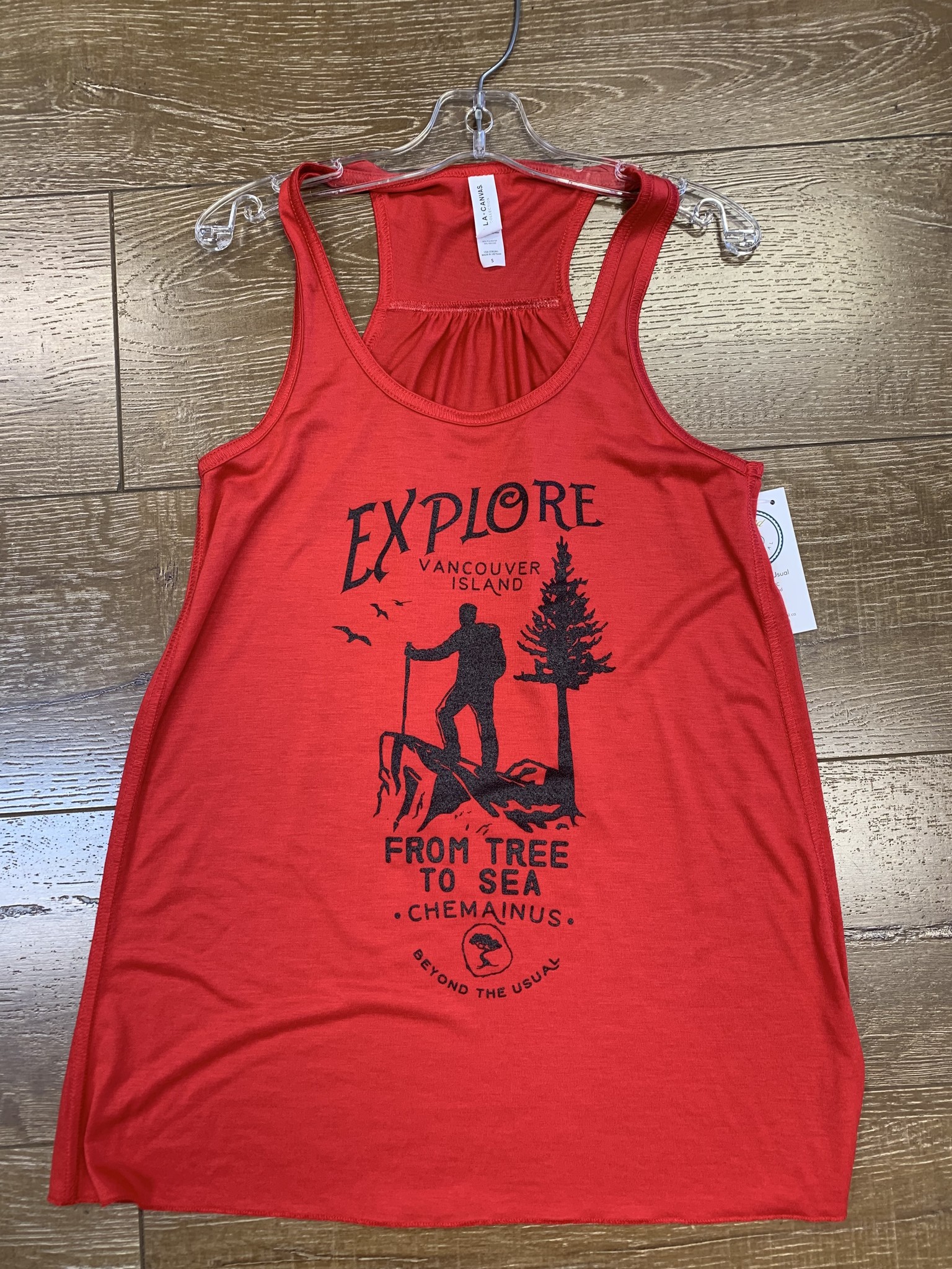 Beyond The Usual BTU Ladies Explore  Flowy Tank - Red