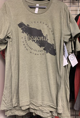 Beyond The Usual BTU Men's VI Map Tee Olive
