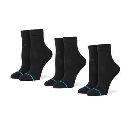 Stance Socks Stance Women's STP Lowrider 3 pk Black