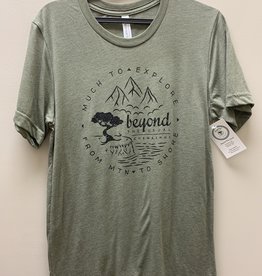 Beyond The Usual BTU Adult Unisex Compass S/S Tee - Olive