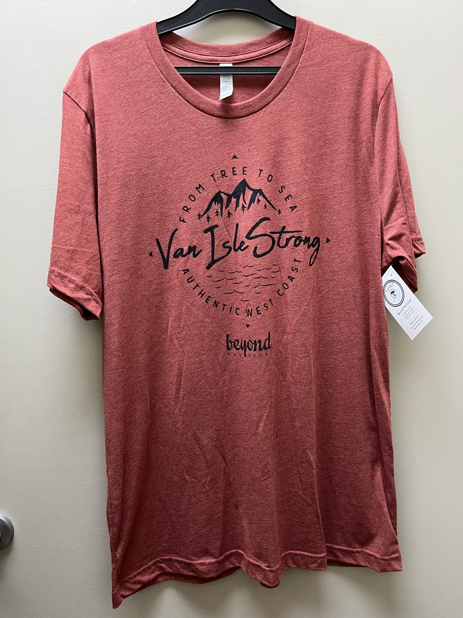 Beyond The Usual BTU Men's VI Strong Tee Rust
