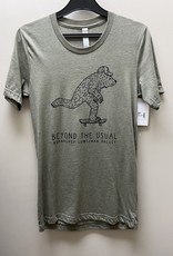 Beyond The Usual BTU Adult Unisex Skate Bear S/S Tee - Olive