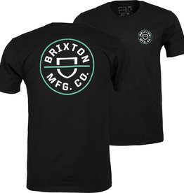 Brixton Brixton Crest X Tee Black - XXL