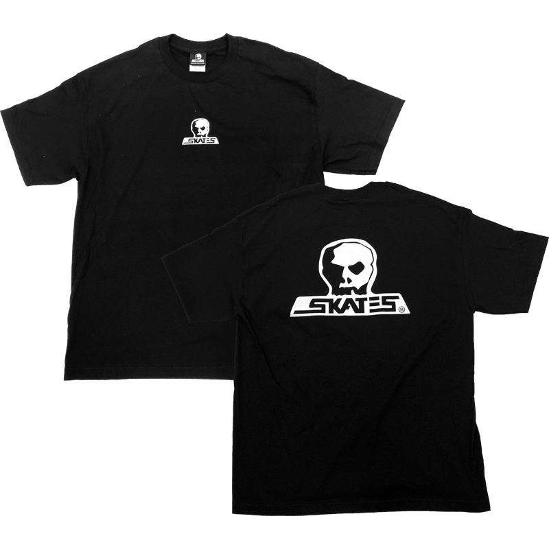 Skull Skates Skull Skates Skull Logo T-shirt - Blk/Wht