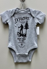 Beyond The Usual BTU Explore Infant Onesies