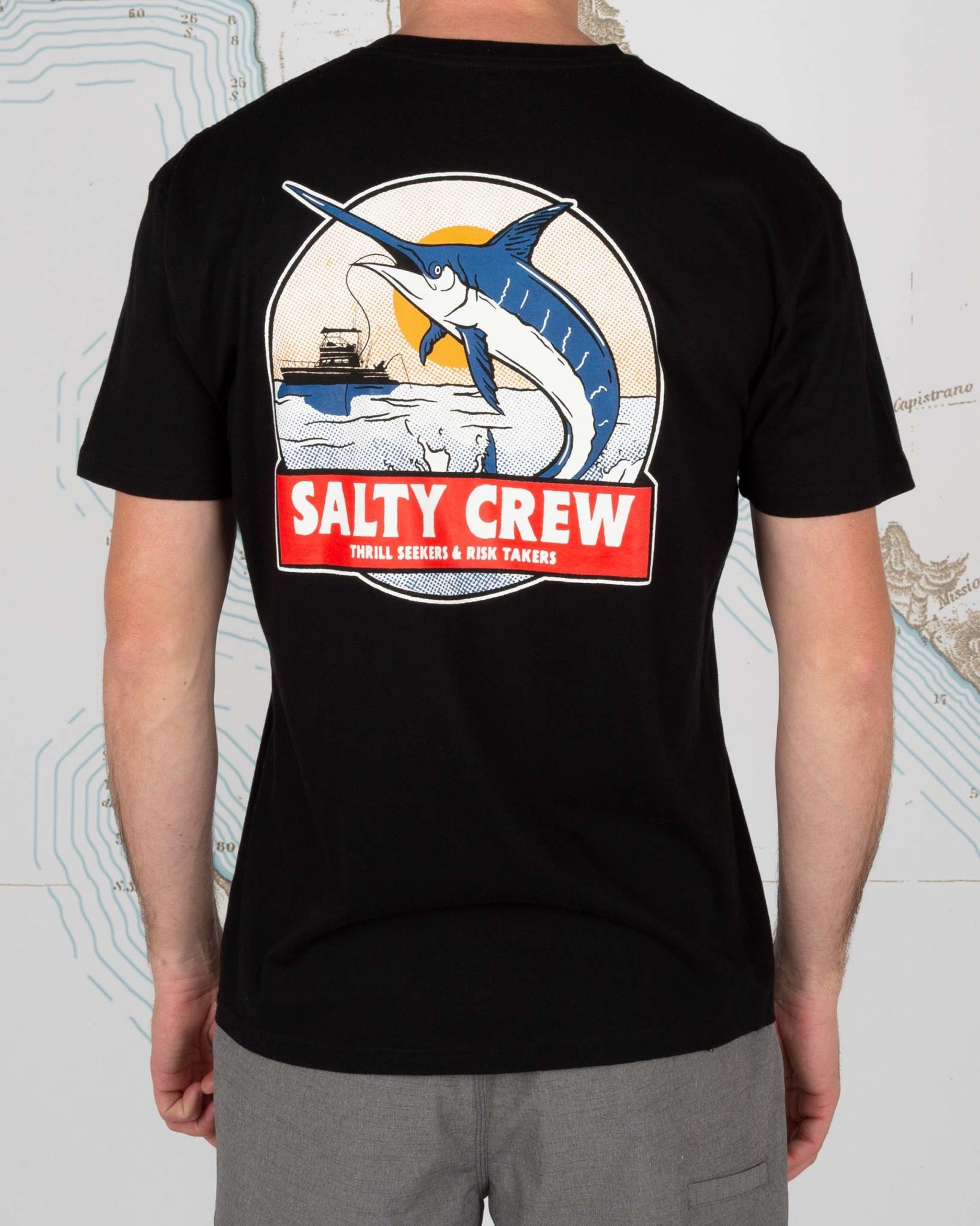 Salty Crew Salty Crew Deep Drop Tee - Black