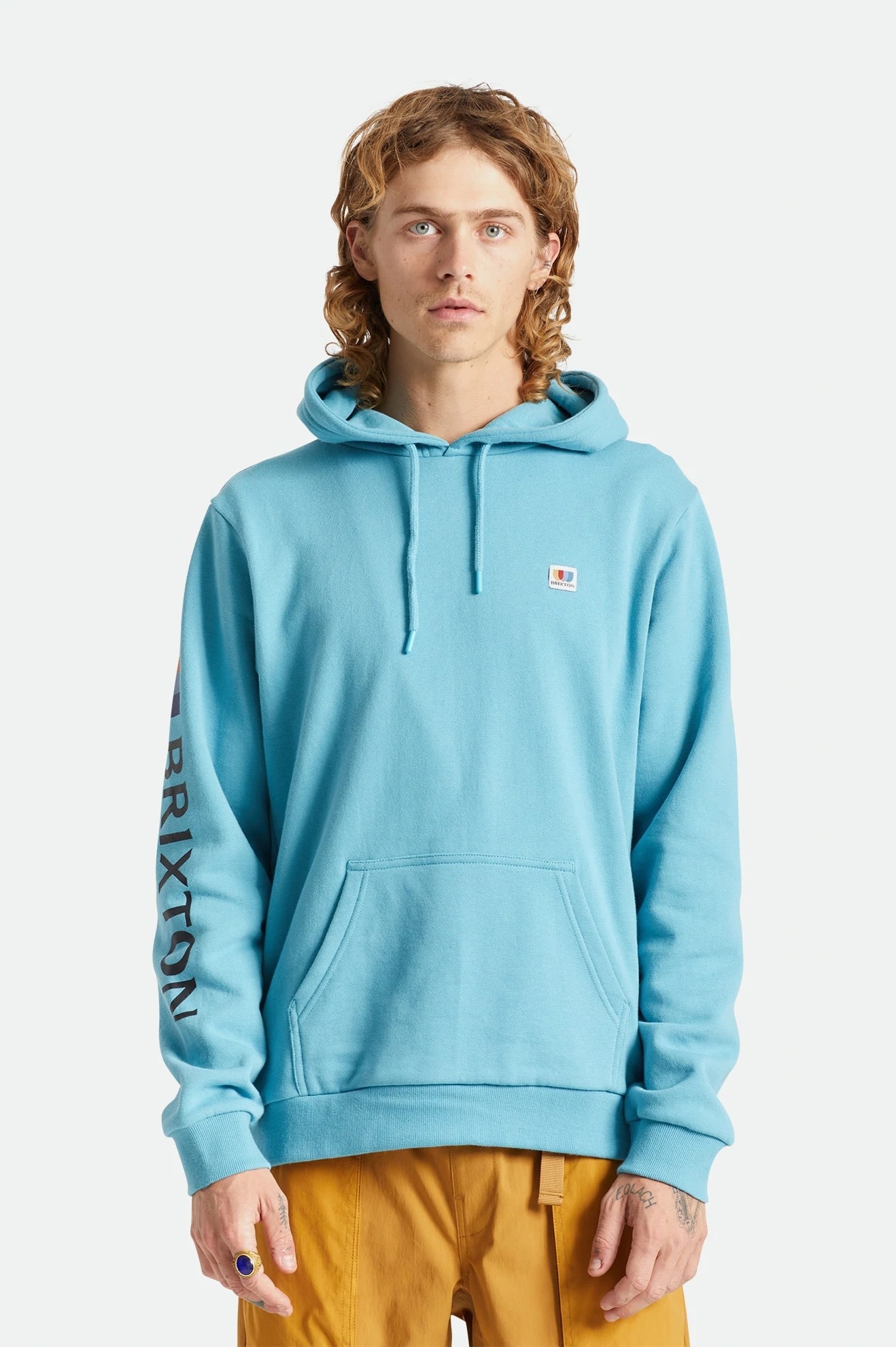 Brixton Brixton Men's Alton Hoodie - Teal