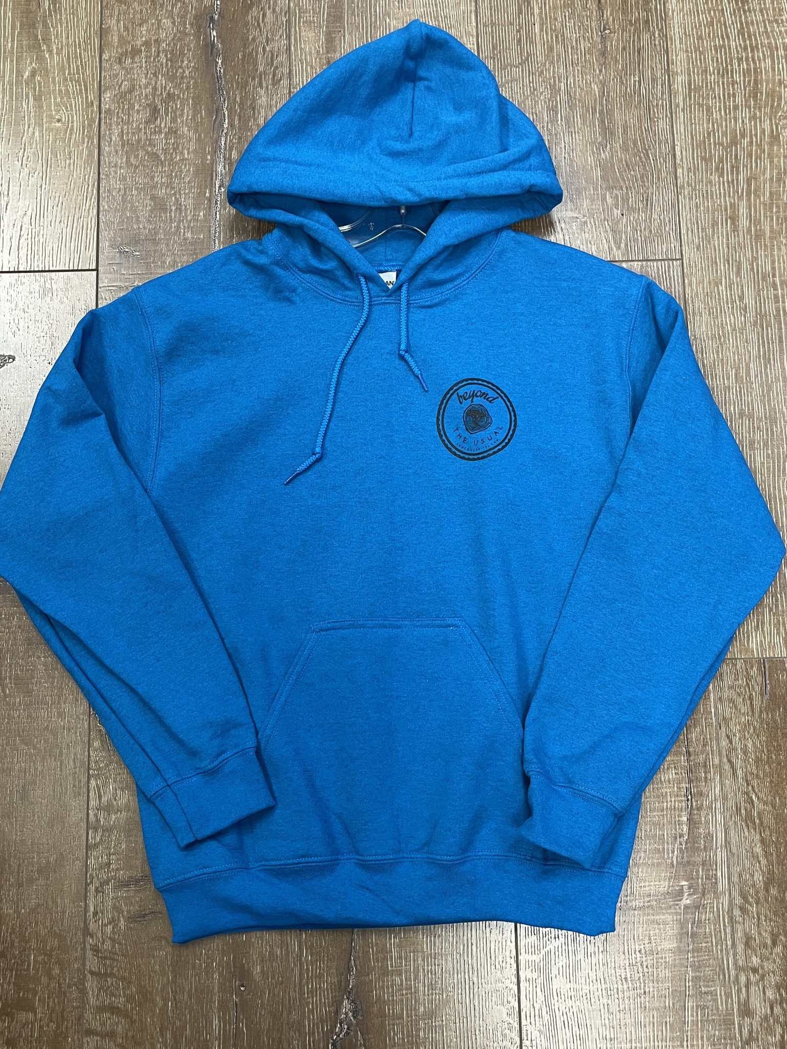 Beyond The Usual BTU Adult Icon/VI Map Hoodie - Sapphire